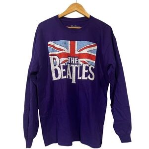 The Beatles Long Sleeve Shirt in Purple - NWOT